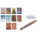 EGERTEC CRACIUN SET 10 TINTE TIR CU ARCUL & 50 PINI