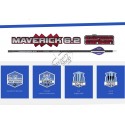 SKYLON MAVERICK 3K CARBON SHAFT .003 SET 6 BUC