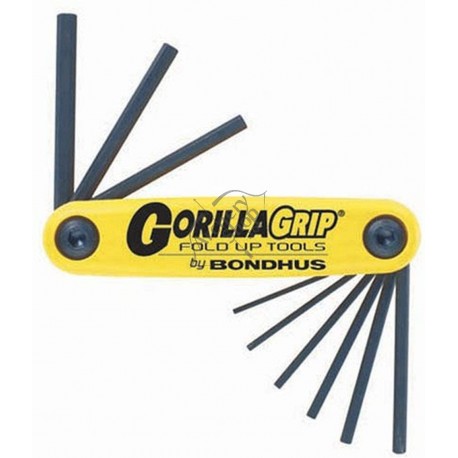 BONDHUS SET INBUS XL INCHES 3/16 -3/8