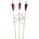 SAGETI LEMN CEDRU PENE NATURALE 4"  SET 3 BUC
