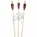 SAGETI LEMN CEDRU PENE NATURALE 4"  SET 3 BUC