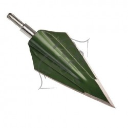 ZWICKEY ESKIMO VARF 2 BLADE CU FILET PENTRU SAGETI ALU SI CARBON  1 BUC