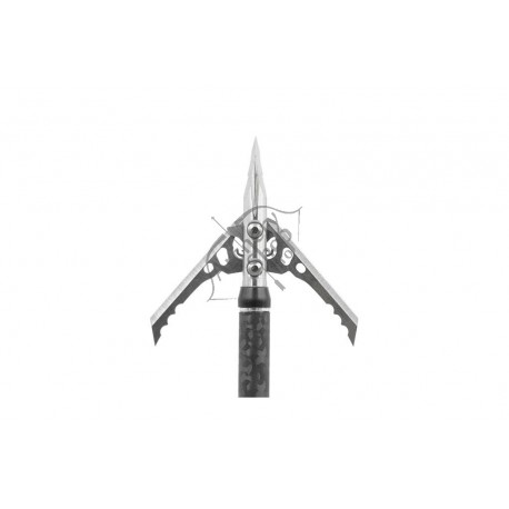 RAGE TRYPAN HYPODERMIC BROADHEAD EXPANDABIL 2 LAME SET 2 BUC