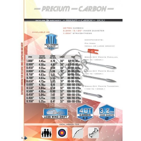 SKYLON PRECIUM SHAFT 3.2 SET 12 BUC