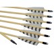 SAGETI LEMN PIN PENE NATURALE 5" SET 3 BUC