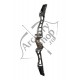 KINETIC ZIVIO FORGED CROSA ARC RECURVE 25" ILF