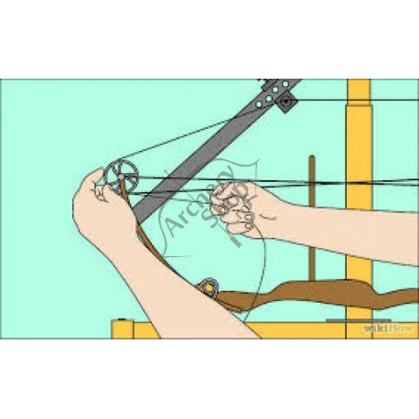 SERVICE INSTALARE SET CORZI SI CABLURI ARC COMPOUND