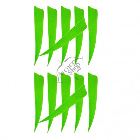 BUCK TRAIL FEATHERS  CULORI FLUORESCENTE PENE NATURALE  4 INCH