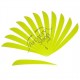 BUCK TRAIL FEATHERS  CULORI FLUORESCENTE PENE NATURALE  4 INCH