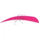 BUCK TRAIL FEATHERS  CULORI FLUORESCENTE PENE NATURALE  4 INCH