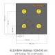 PANOU ELEVEN PLUS CU 4 x14.5 CENTRI EASY PULL 100x100