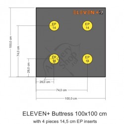 PANOU ELEVEN PLUS CU 4 x14.5 CENTRI EASY PULL 100x100