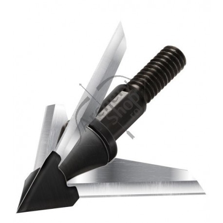 QAD DEEP SIX EXODUS FULL/SWEPT BLADE 3 LAME BROADHEAD SET  3BUC