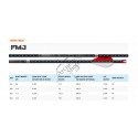 EASTON FULL METAL JACKET 4MM  SHAFT .003 SET 12 BUC