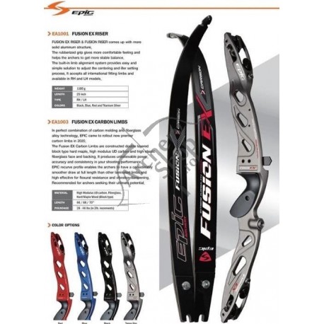 EPIC FUSION EX ARC RECURVE COMPLET