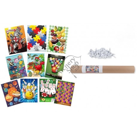 EGERTEC FUN SET 10 TINTE TIR CU ARCUL & 50 PINI