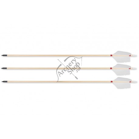 SAGETI LEMN MOLID PENE NATURAL FLU FLU 4" SET 3 BUC