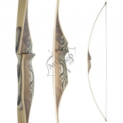WHITE FEATHER SHEARWATER CLEAR LONGBOW ARC TRADITIONAL