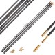 SKYLON EBONY CU PENE NATURALE 4" CUSTOM SAGETI CARBON SET 6 BUC