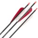 SKYLON EBONY CU PENE NATURALE 5" CUSTOM SAGETI CARBON SET 6 BUC