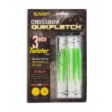 NAP QUICKFLETCH TWISTER PENE 3" PENTRU ARBALETA SET 6 BUC