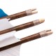 WILD MOUNTAIN BAMBOO ARROW  BAMBUS CU PENE NATURALE 4"  SET 3 BUC