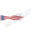 EASTON WRAPS AUTOCOLANT RED FLAME SET 12