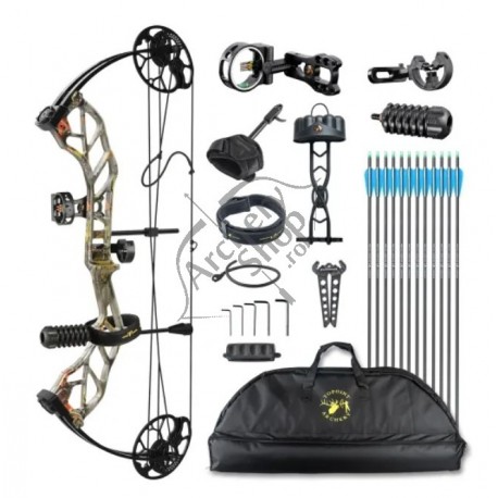 TOPOINT STARTING 31 CAMO KIT ARC COMPOUND READY TO SHOOT