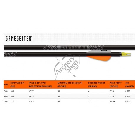 EASTON GAMEGETTER STANDARD SAGEATA ALUMINIU