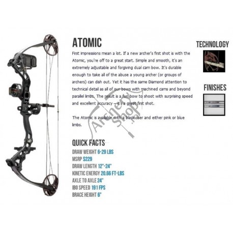 DIAMOND by BOWTECH ATOMIC ARC COMPOUND COPII READY TO SHOOT