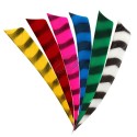 BUCK TRAIL FEATHER SHIELD/ROUND BARATA PANA NATURALA 5"